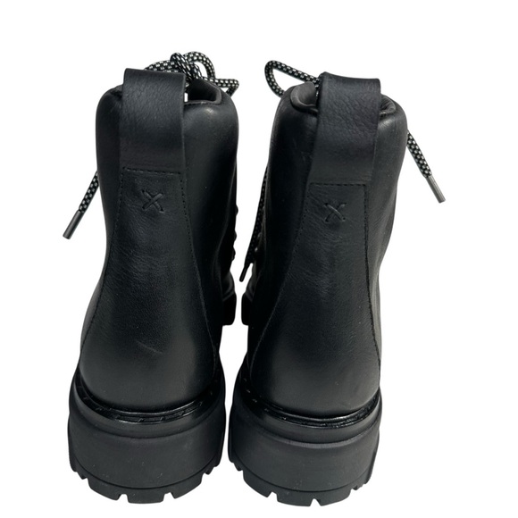 Rag&Bone Shiloh Black Leather Hiker Ankle Boots. EU 38/US 8 - Picture 3 of 13